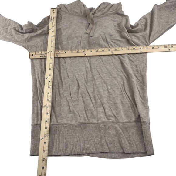 GapBody Ultra Soft Hooded Pullover Top Size M Cotton Blend beige - Picture 2 of 5